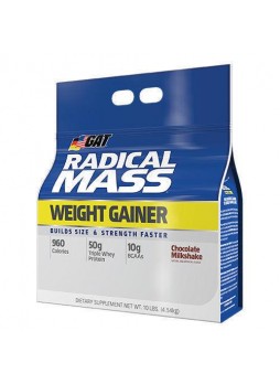 GAT RADICAL MASS 10 lb Premium Weight Gainer